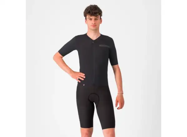 Castelli Premio Evo Herren-Shorts mit Einsatz und Trägern Black