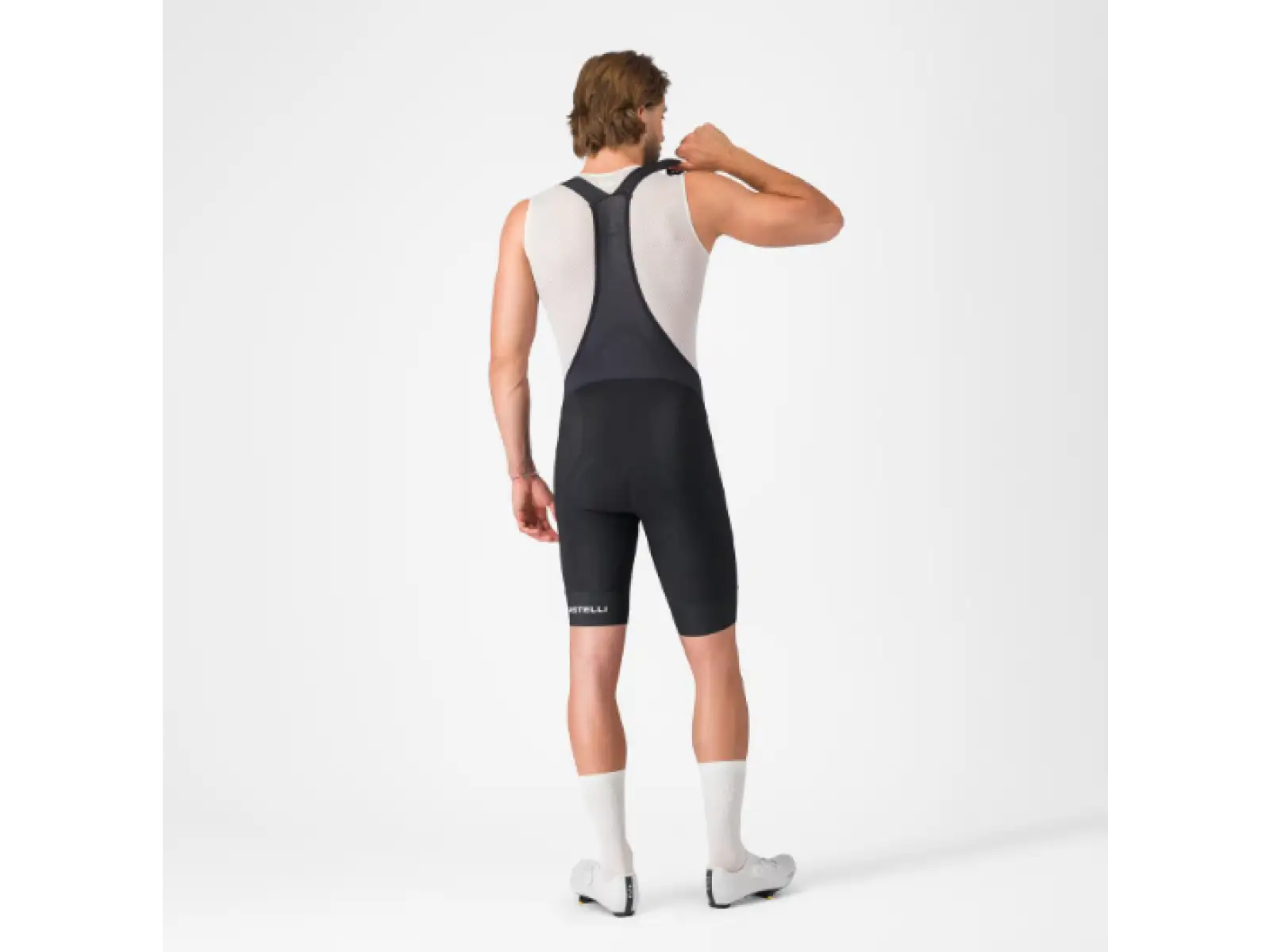 Castelli Endurance 4 Herren-Shorts mit Polster und Trägern schwarz