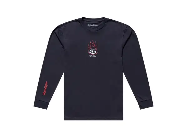 Troy Lee Designs Flame 2 Herren-Trikot Langarm Carbon