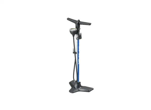 Topeak JoeBlow Race Werkstattluftpumpe blau
