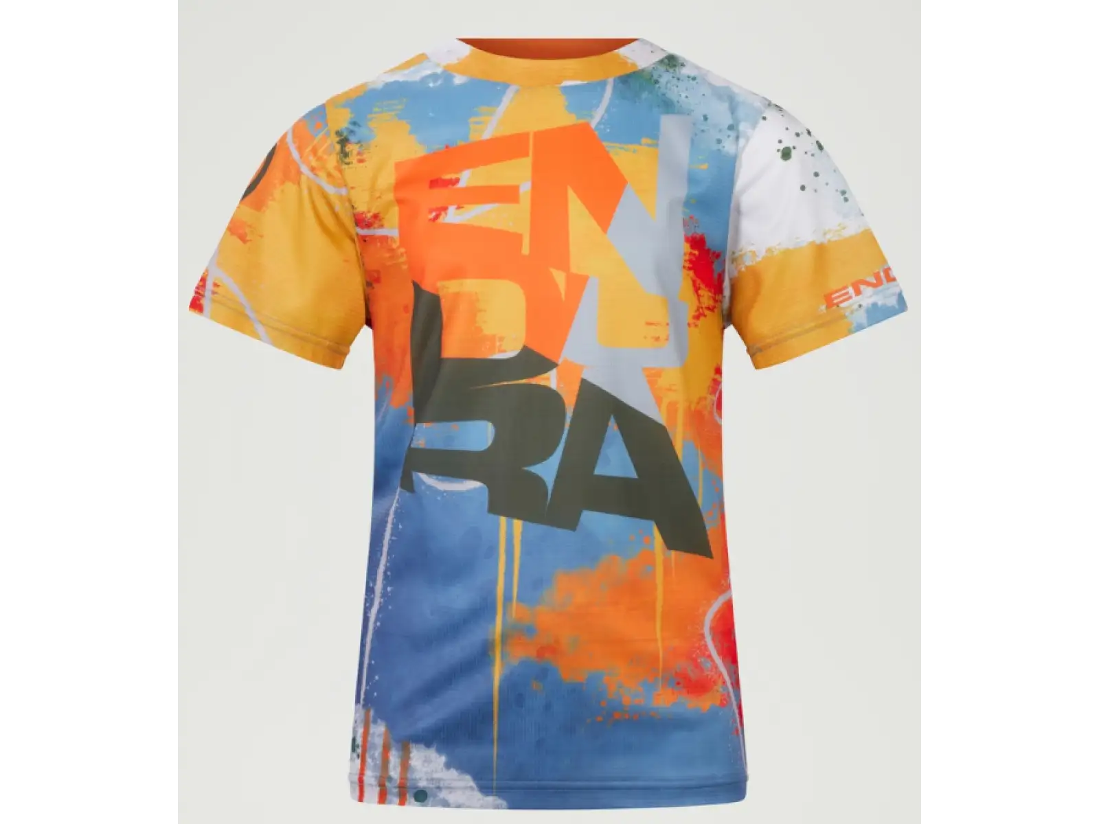 Endura SingleTrack Core Kindertrikot Kurzarm Senfgelb