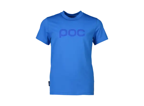POC Tee Jr Kinder T-Shirt Kurzarm Natrium Blau