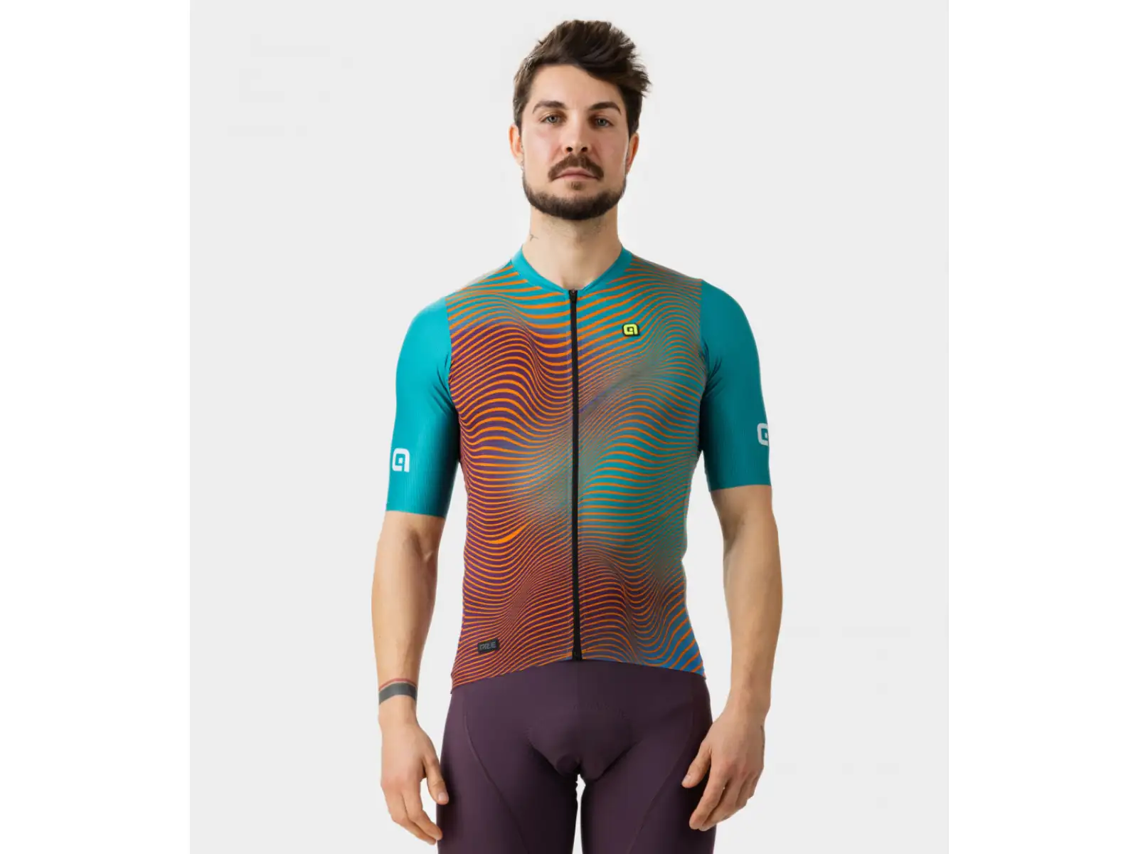 Alé PR-E Onda Herren Kurzarmtrikot smaragdgrün