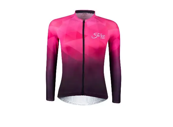 Force Gem Damen Langarmshirt Pink