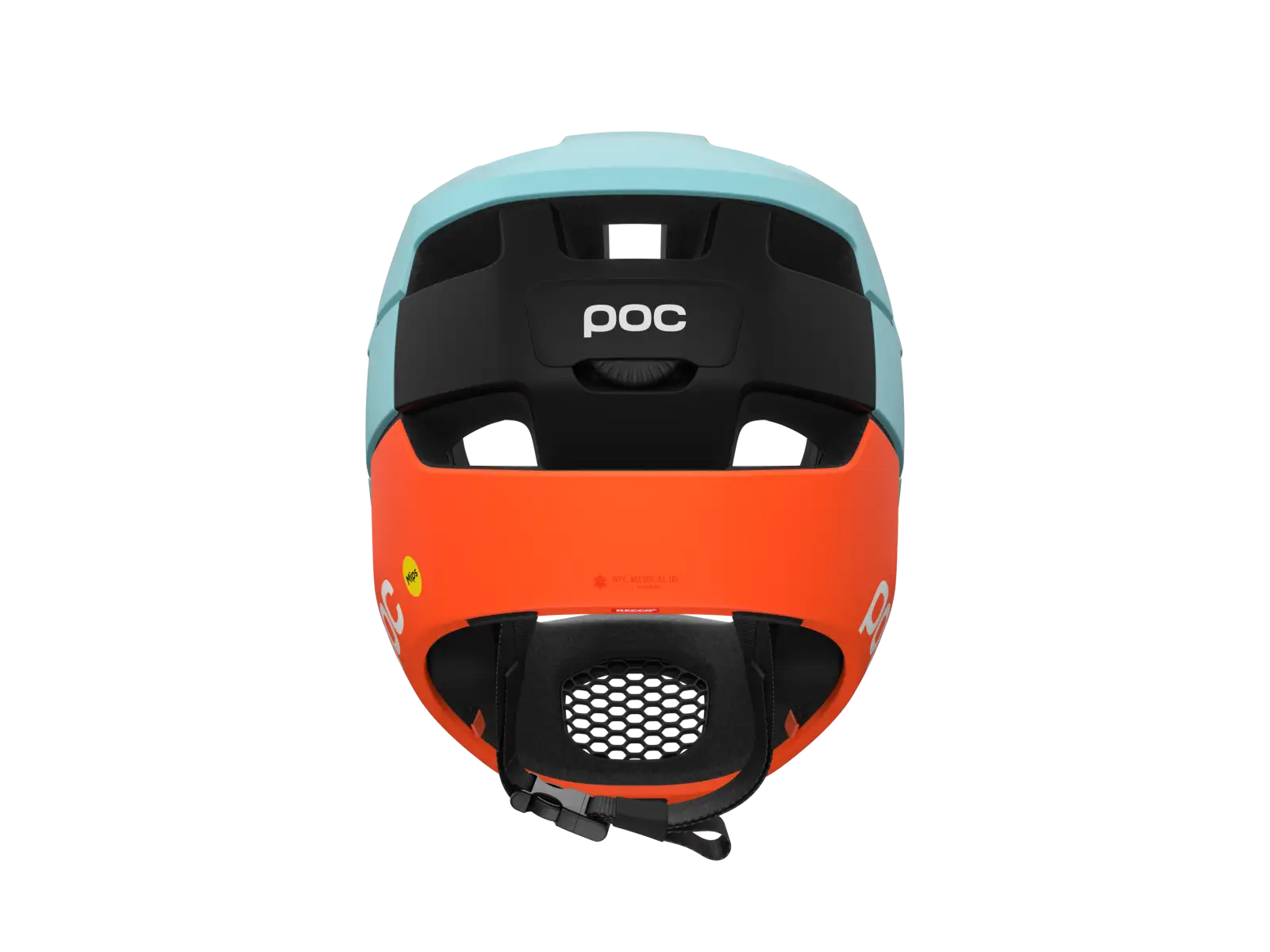 POC Otocon Race MIPS Helm Indicolite Blue Matt/Carnelian Orange Matt
