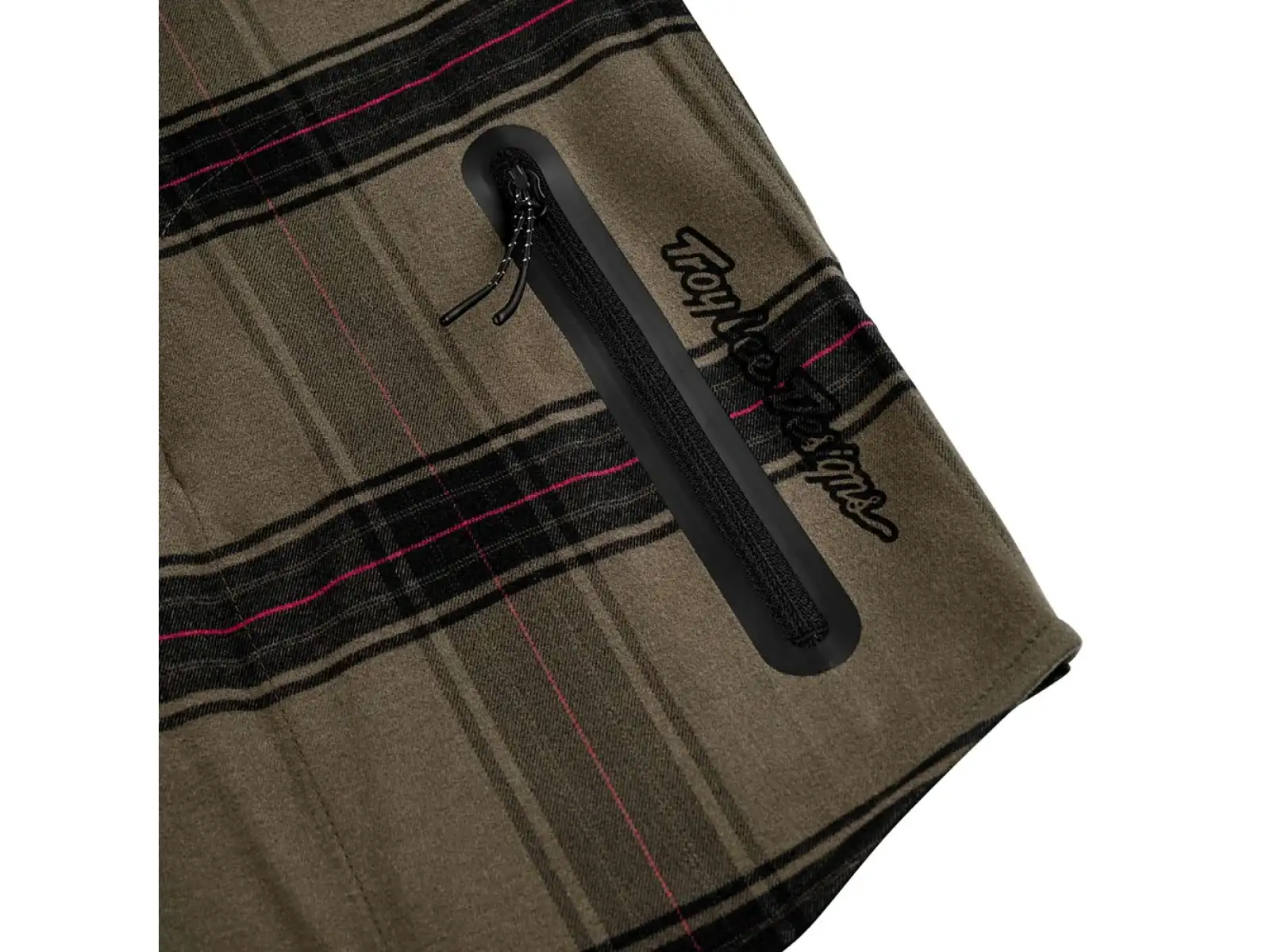Troy Lee Designs Grind Flannel Paid Herrenhemd Dark Pine