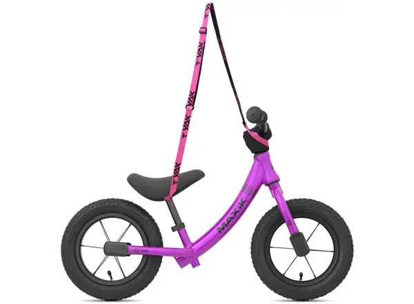 MAXÍK Evo Lite Kinderlaufrad magenta/lila + Gurt YAK