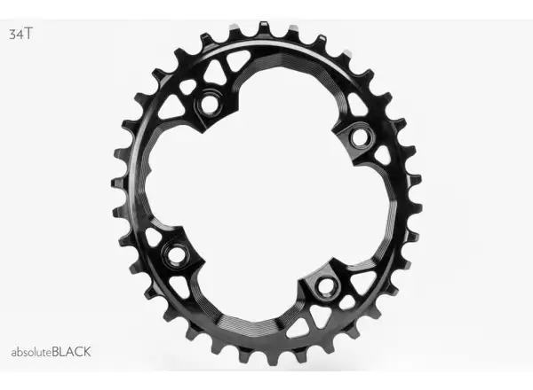 Absolute Black OVAL Sram BCD94 Kettenblatt, 34Z.