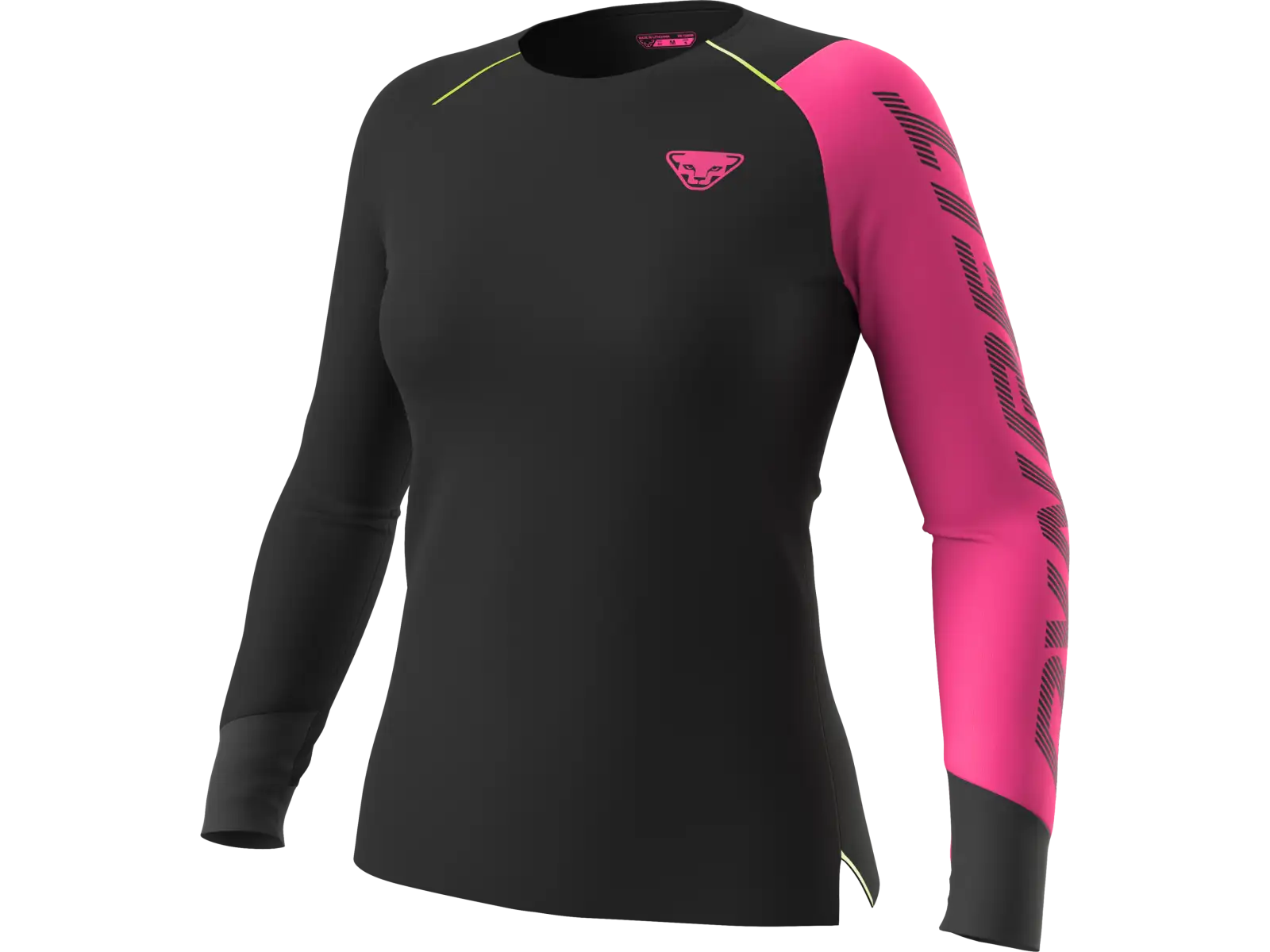 Dynafit DNA Damen-Laufshirt Langarm Pink Glo