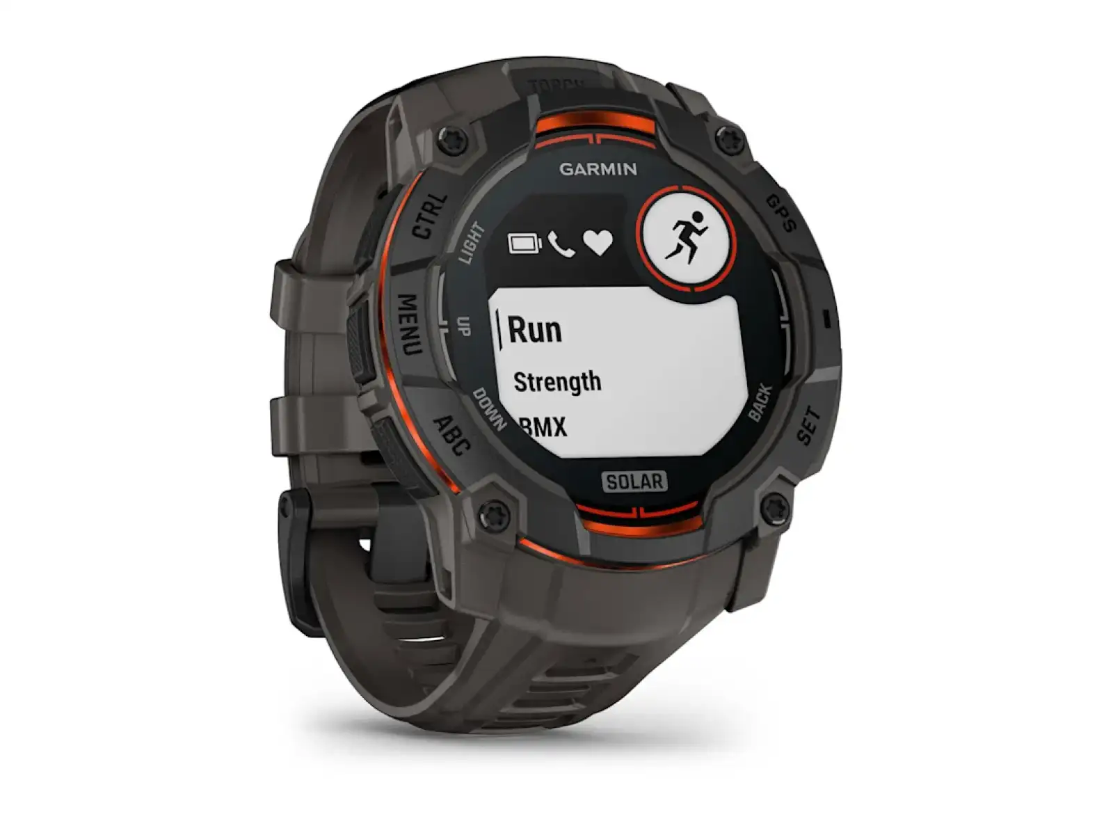 Garmin Instinct 3 Solar 50 mm Smartwatch Black/Charcoal Armband