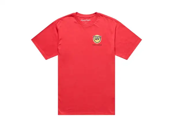 Troy Lee Designs Happy Dayz Herren T-Shirt Kurzarm Scarlet