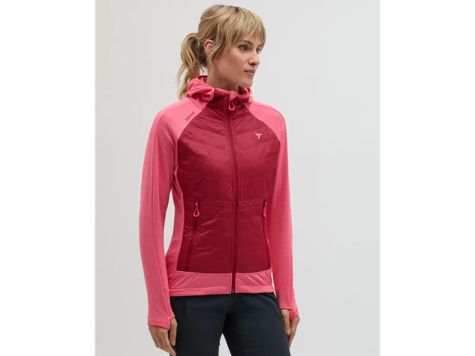 Silvini Divera Damen Thermo-Sweatshirt Punch/Merlot