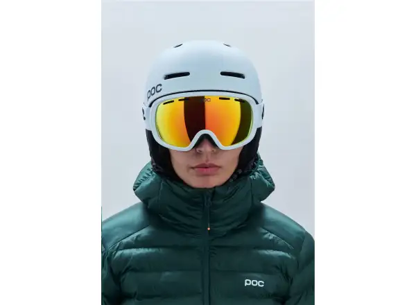 POC Fovea Skibrille Hydrogen White/Partly Sunny Orange