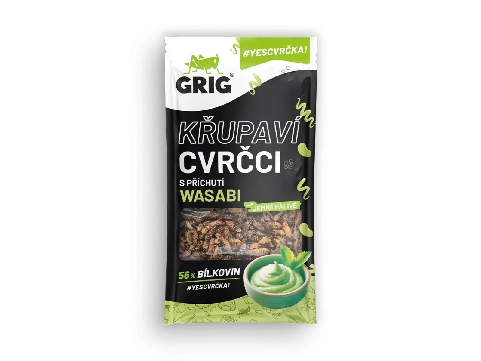 Grig knusprige Wasabi-Heuschrecken, 13 g