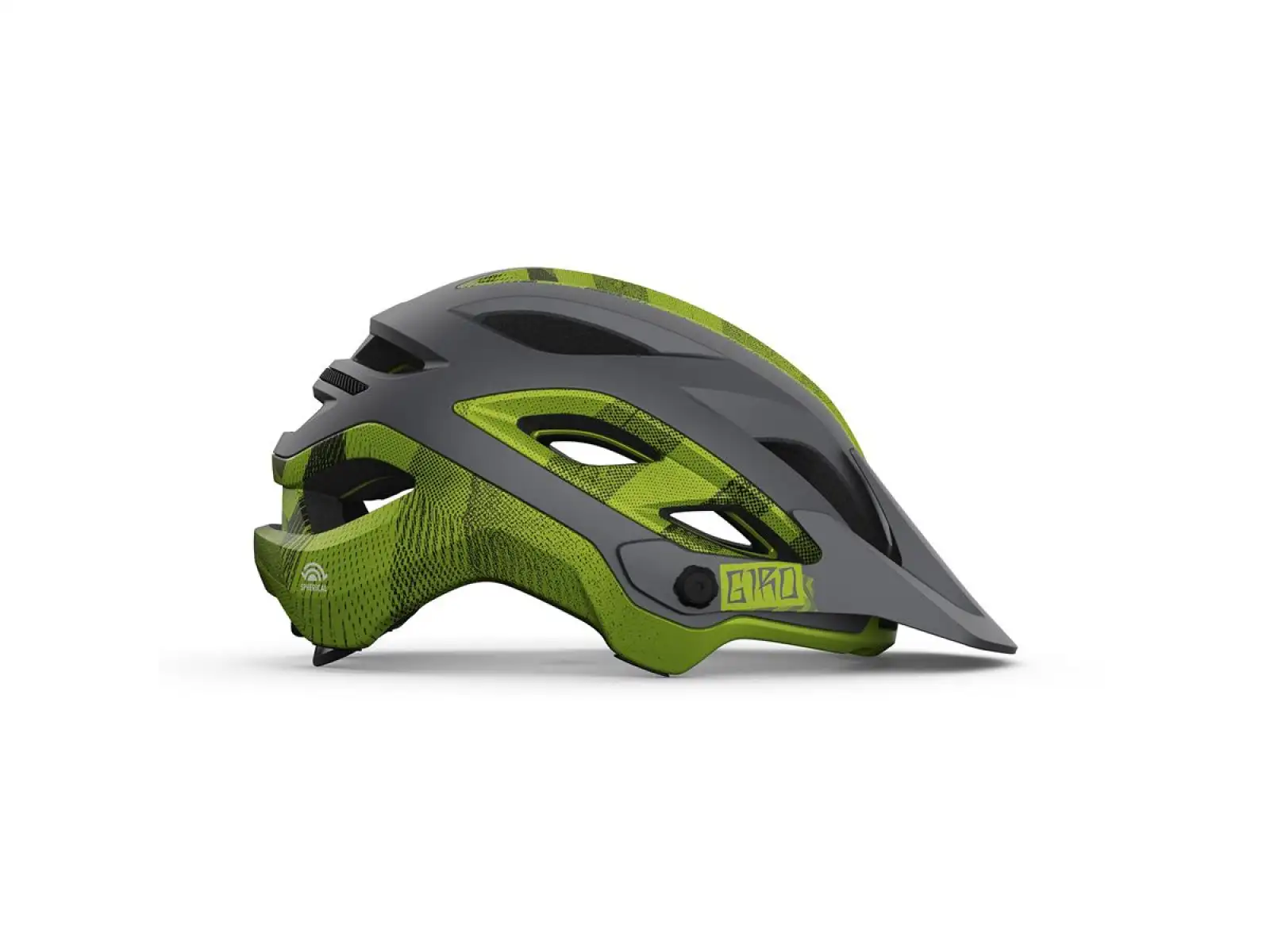Giro Merit Spherical Helm Mat Metalic Black/Lime