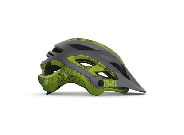 Giro Merit Spherical Helm Mat Metalic Black/Lime