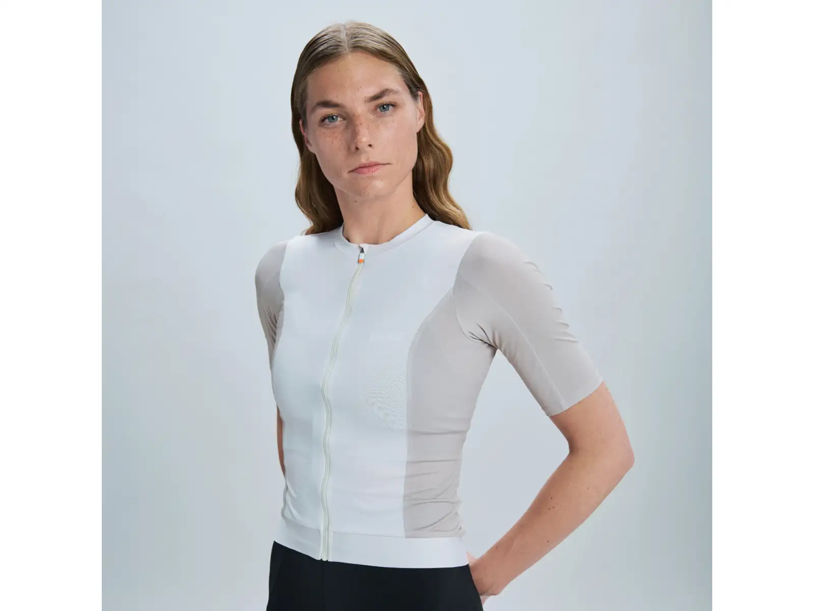 POC Cadence Damen-Trikot Kurzarm Okenite Off-White