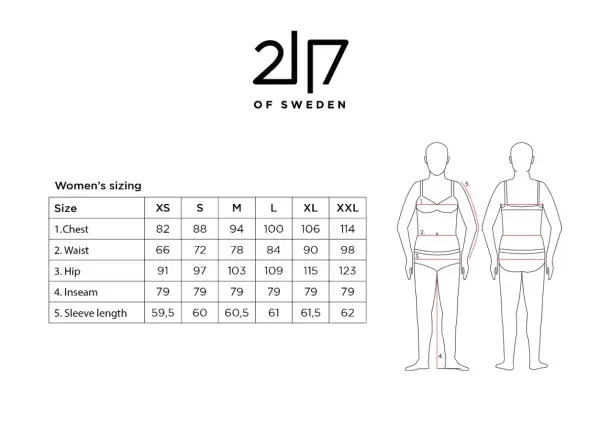 2117 of Sweden Kabo Damen Skihose schwarz