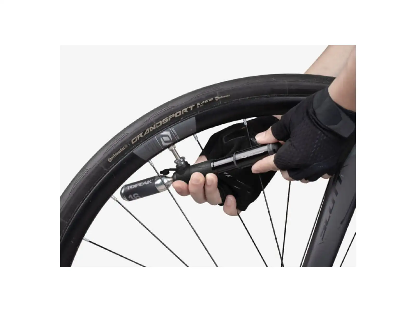 Topeak Hybrid Rocket HP Mini-Pumpe Schwarz