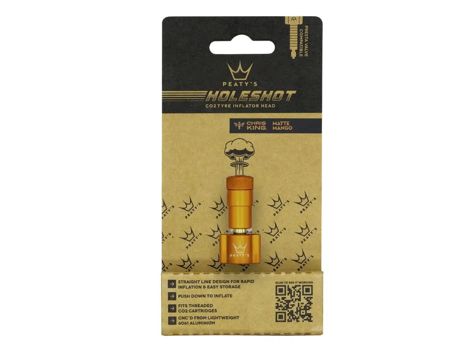 Peatys Holeshot CO2 Pumpenkopf Mango