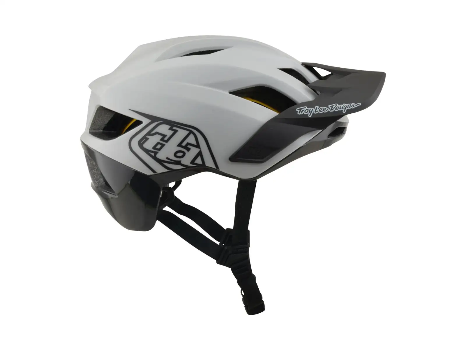 Troy Lee Designs Flowline MIPS Helm Point Gray