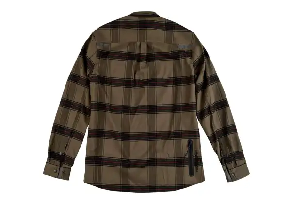 Troy Lee Designs Grind Flannel Paid Herrenhemd Dark Pine