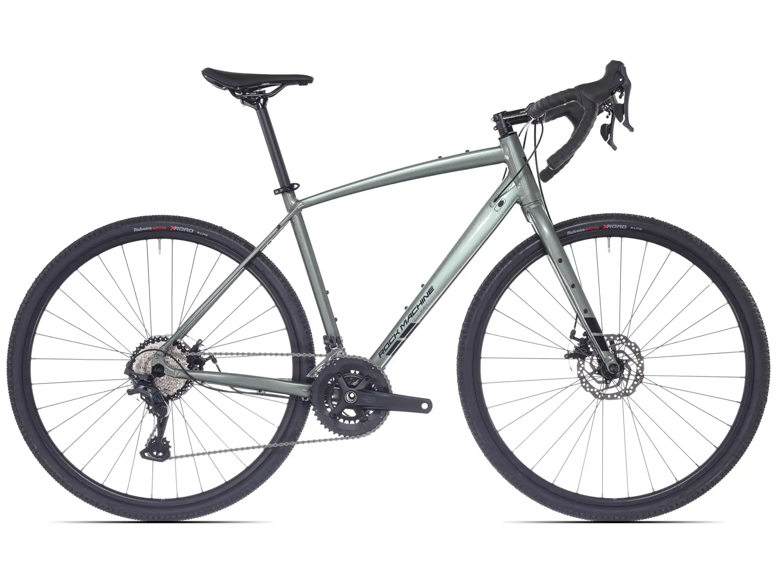 Rock Machine Lukk 40 Gravelrad Gloss Granite Green
