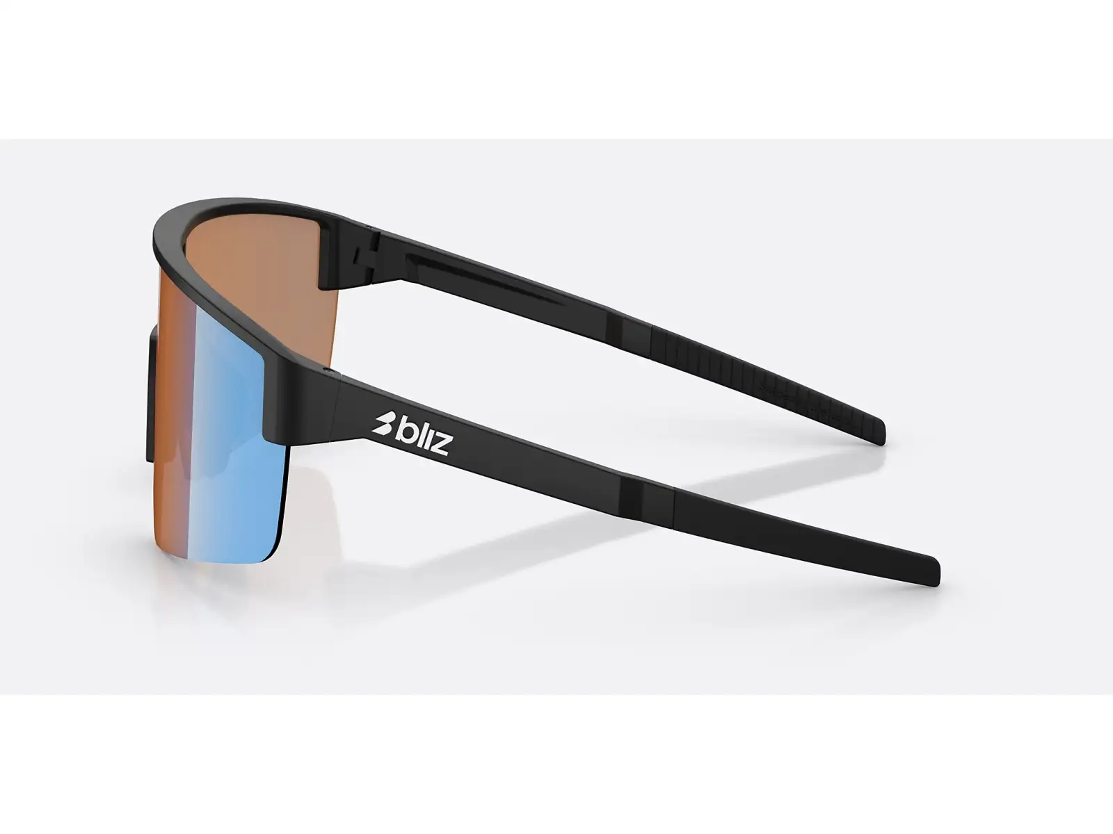 Bliz P004 Sonnenbrille Matte Black/Nano Optics Nordic Ligh Coral/Orange Blue Multi