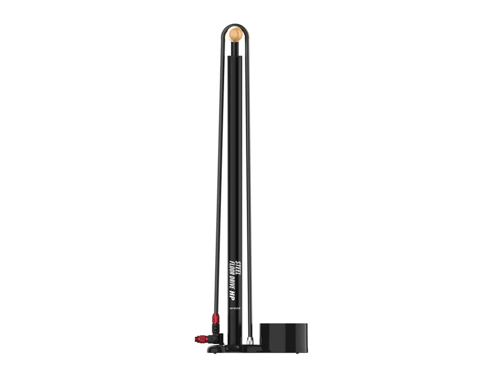 Lezyne Steel Floor Drive 3.5 Pumpe Flat Black