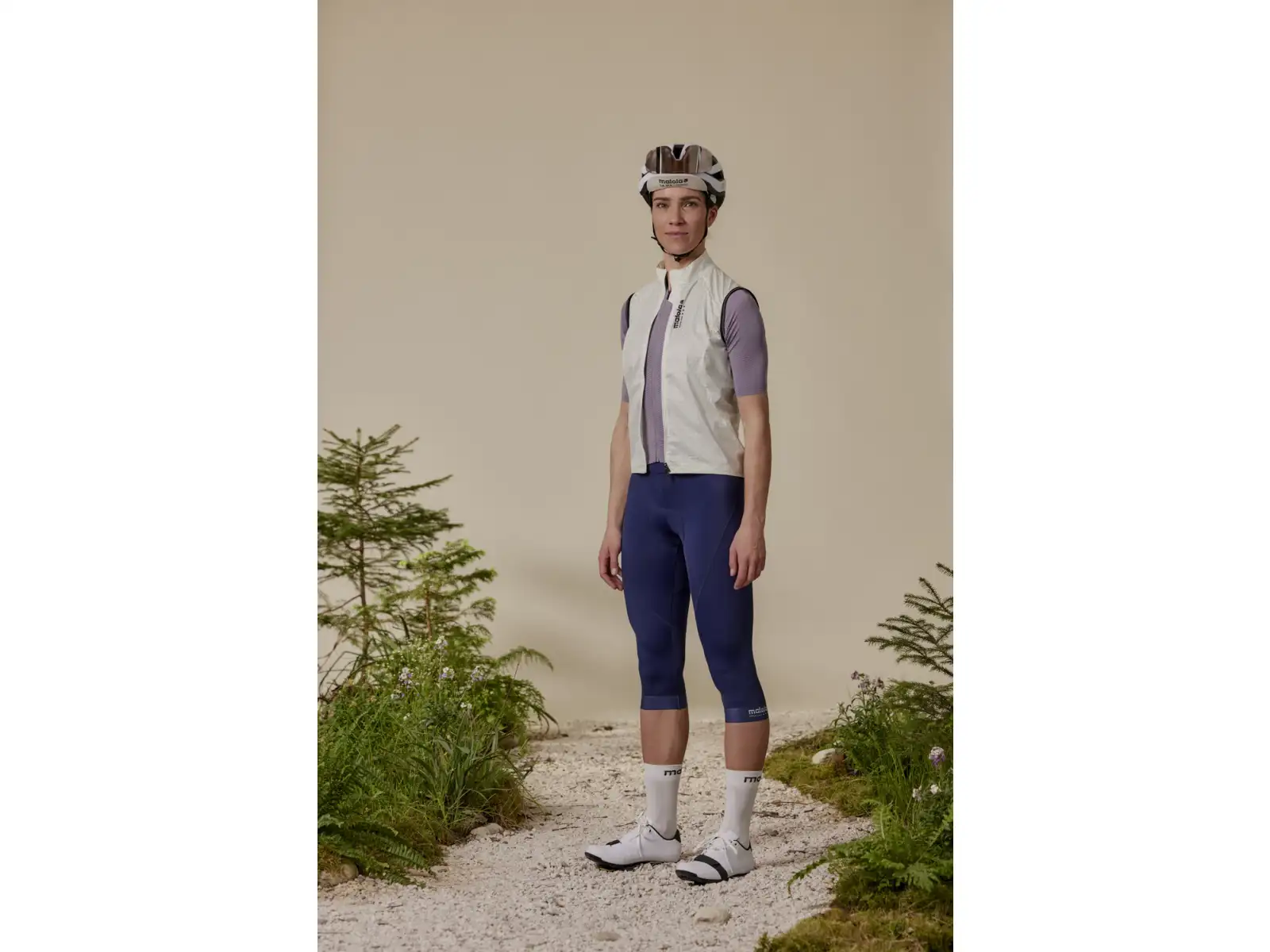 Maloja VeldaM. Damenweste Shaded White