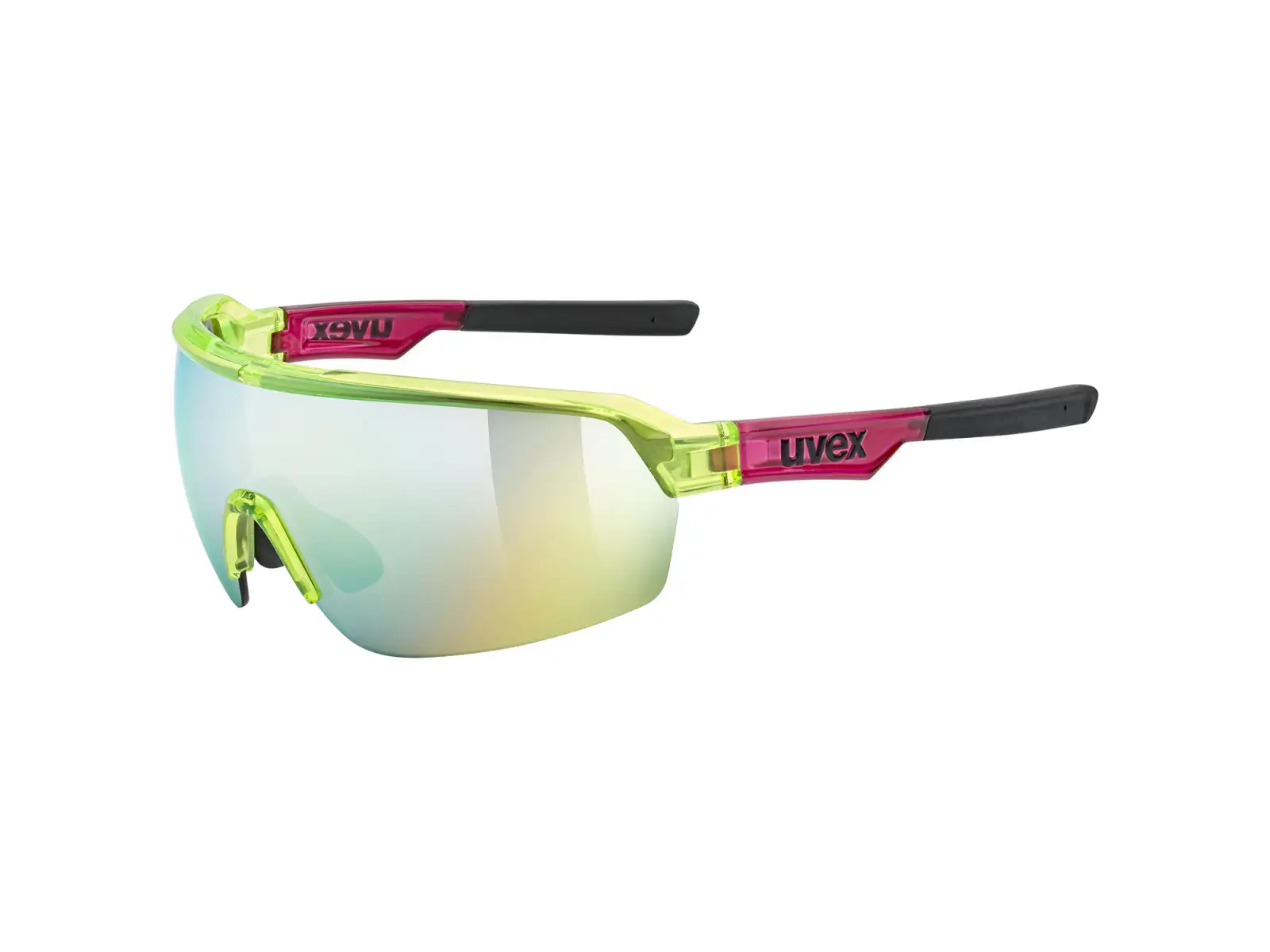 Uvex Sportstyle 227 Brille Yellow/Red Transparent 2021