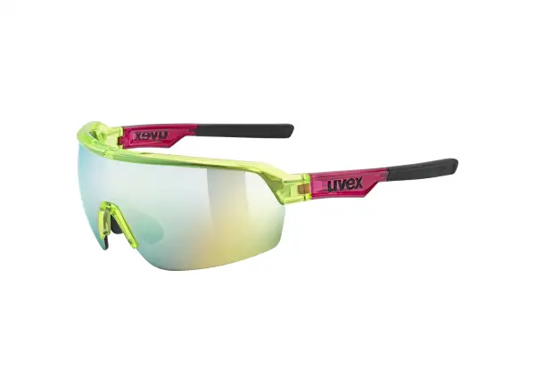 Uvex Sportstyle 227 Brille Yellow/Red Transparent 2021