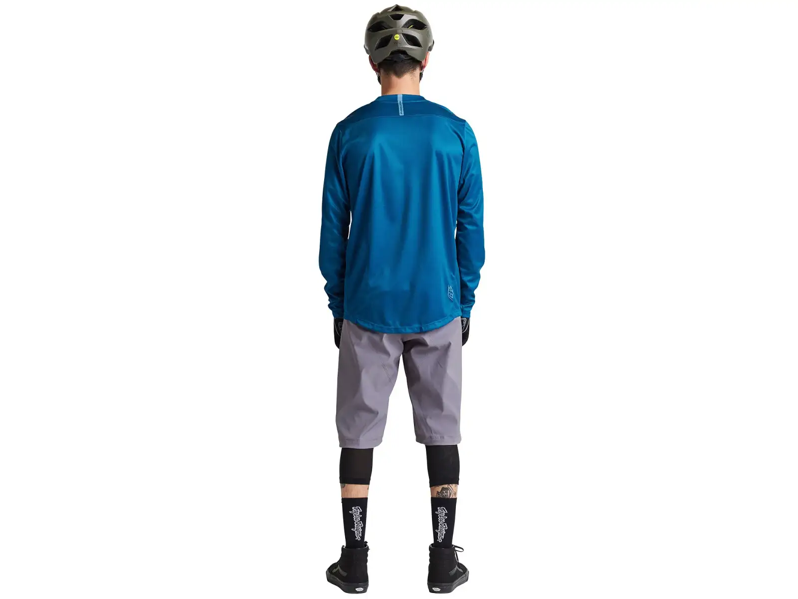 Troy Lee Designs Flowline Herrentrikot Langarm Slate Blue