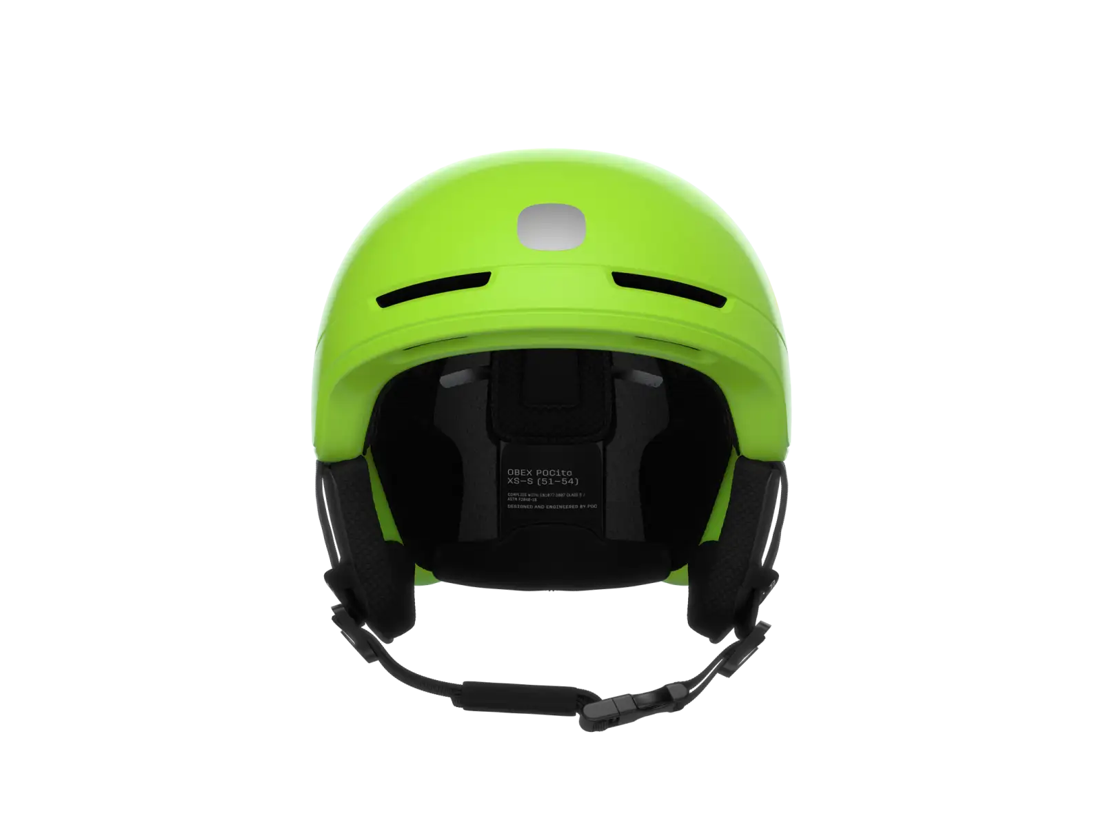 POC POCito Obex MIPS Kinder Skihelm Fluorescent Yellow/Green, Größe M-L