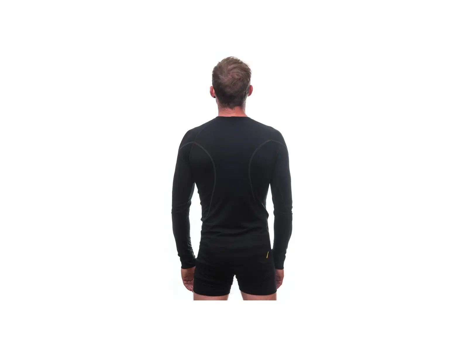 Sensor Merino Active Herren Langarmshirt Schwarz