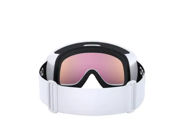 POC Fovea Mid Skibrille Hydrogen White/Partly Sunny Orange