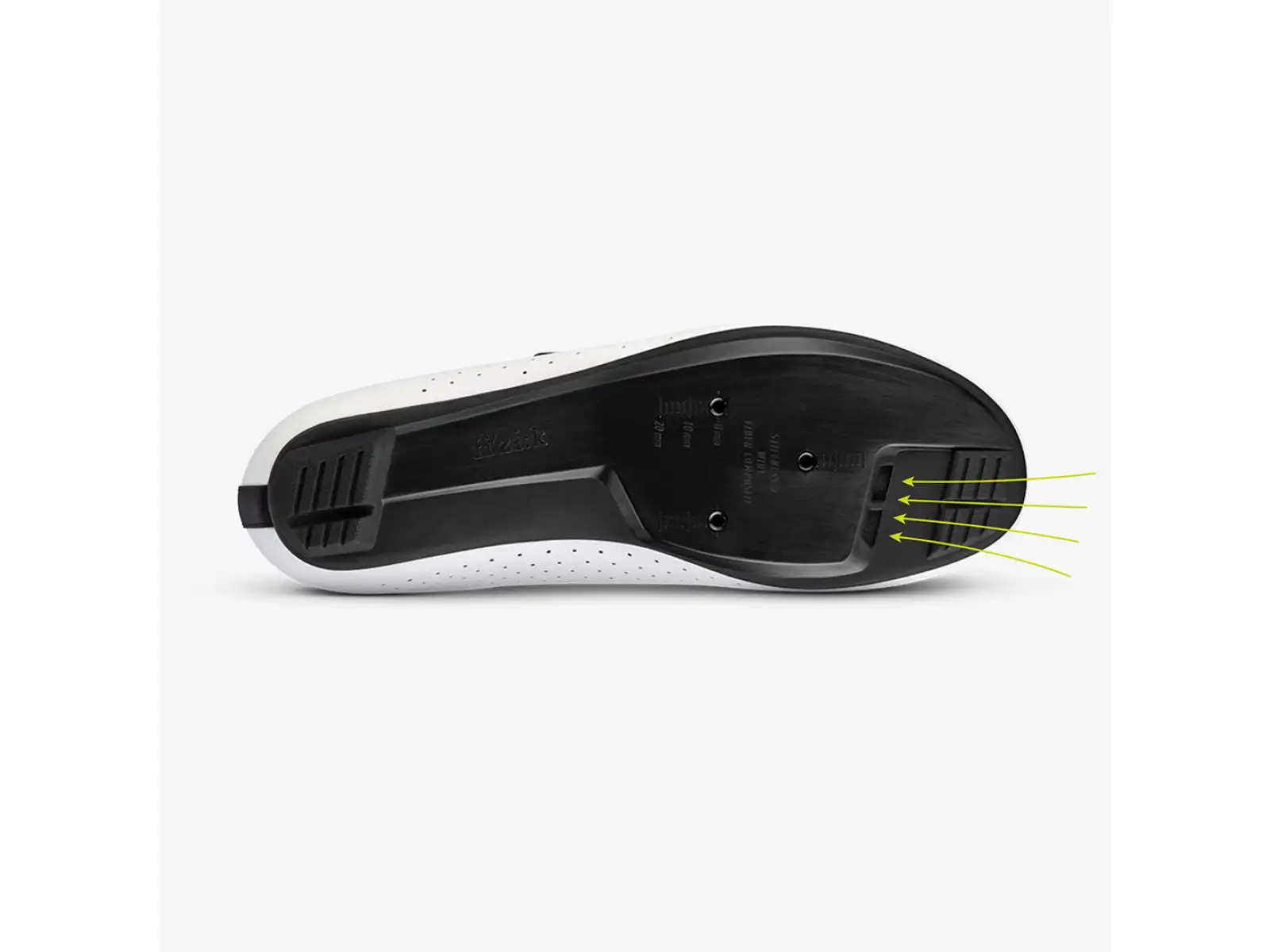 Fizik Vento Omna Wide Rennradschuhe White/Black