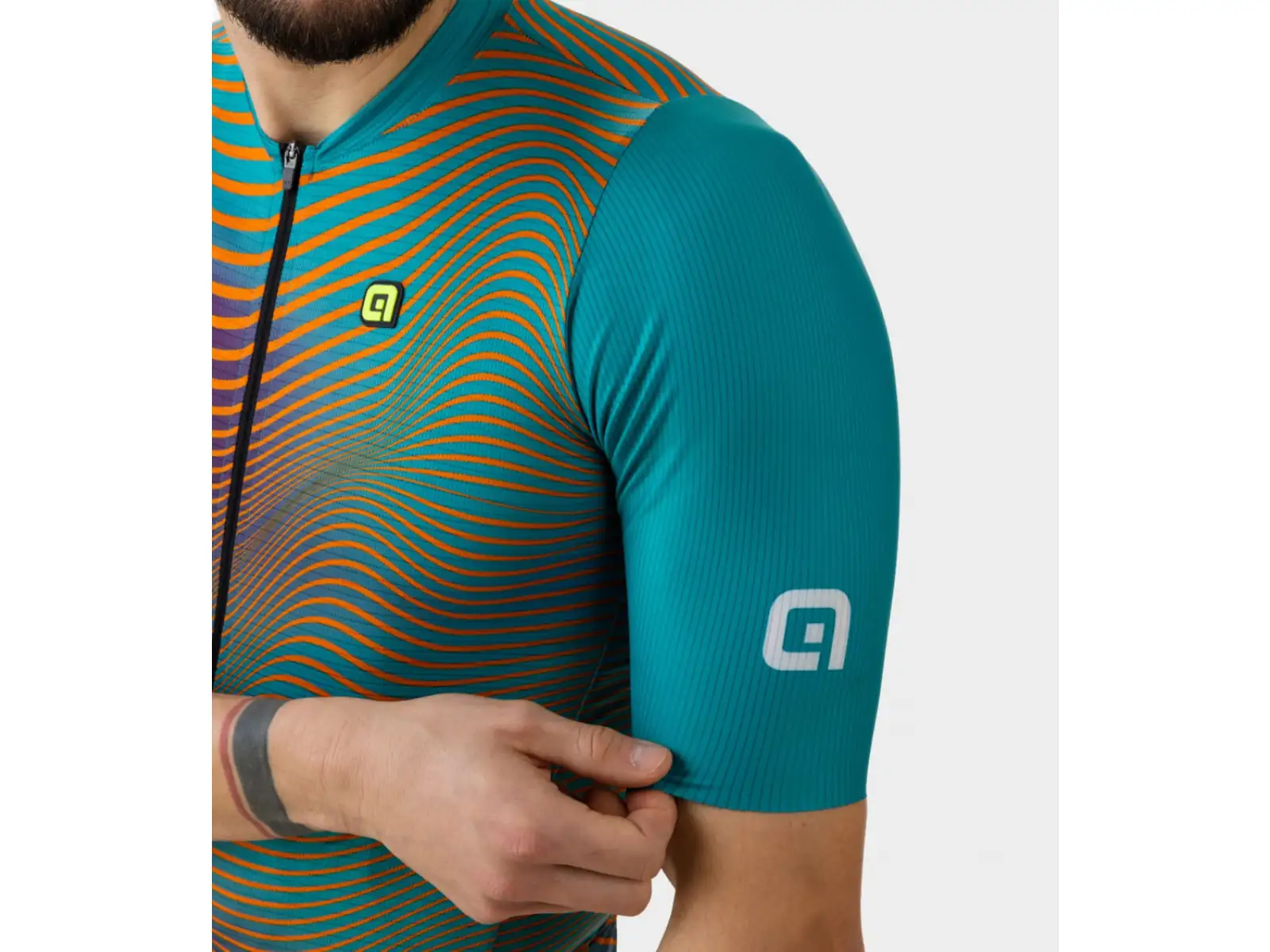 Alé PR-E Onda Herren Kurzarmtrikot smaragdgrün