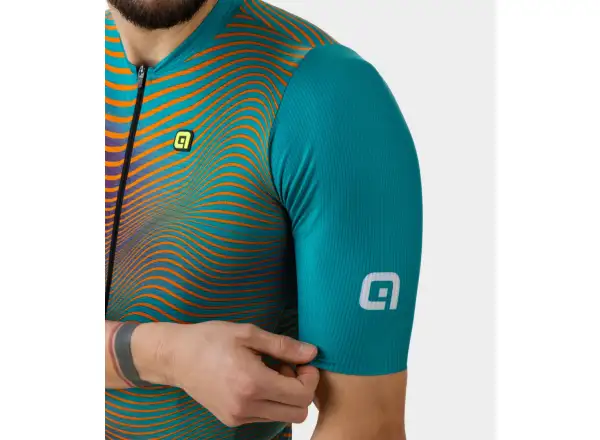 Alé PR-E Onda Herren Kurzarmtrikot smaragdgrün