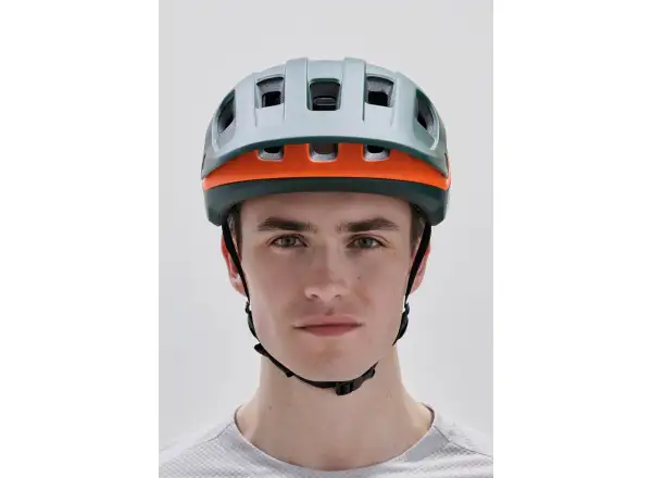 POC Cularis Pure MTB Helm Pargasite Green Matt/Fluorescent Orange Matt