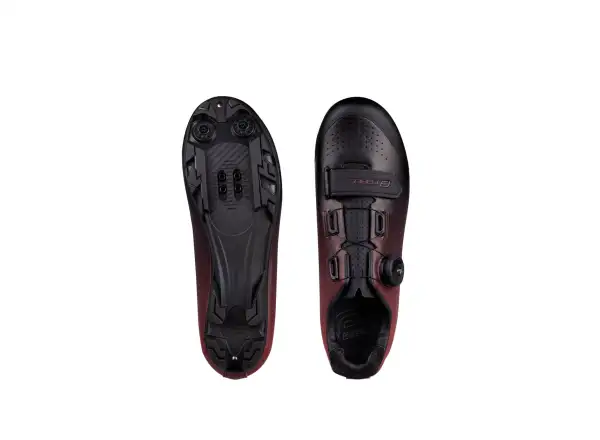 Force Victory MTB Herren-Fahrradschuhe schwarz/bordeaux