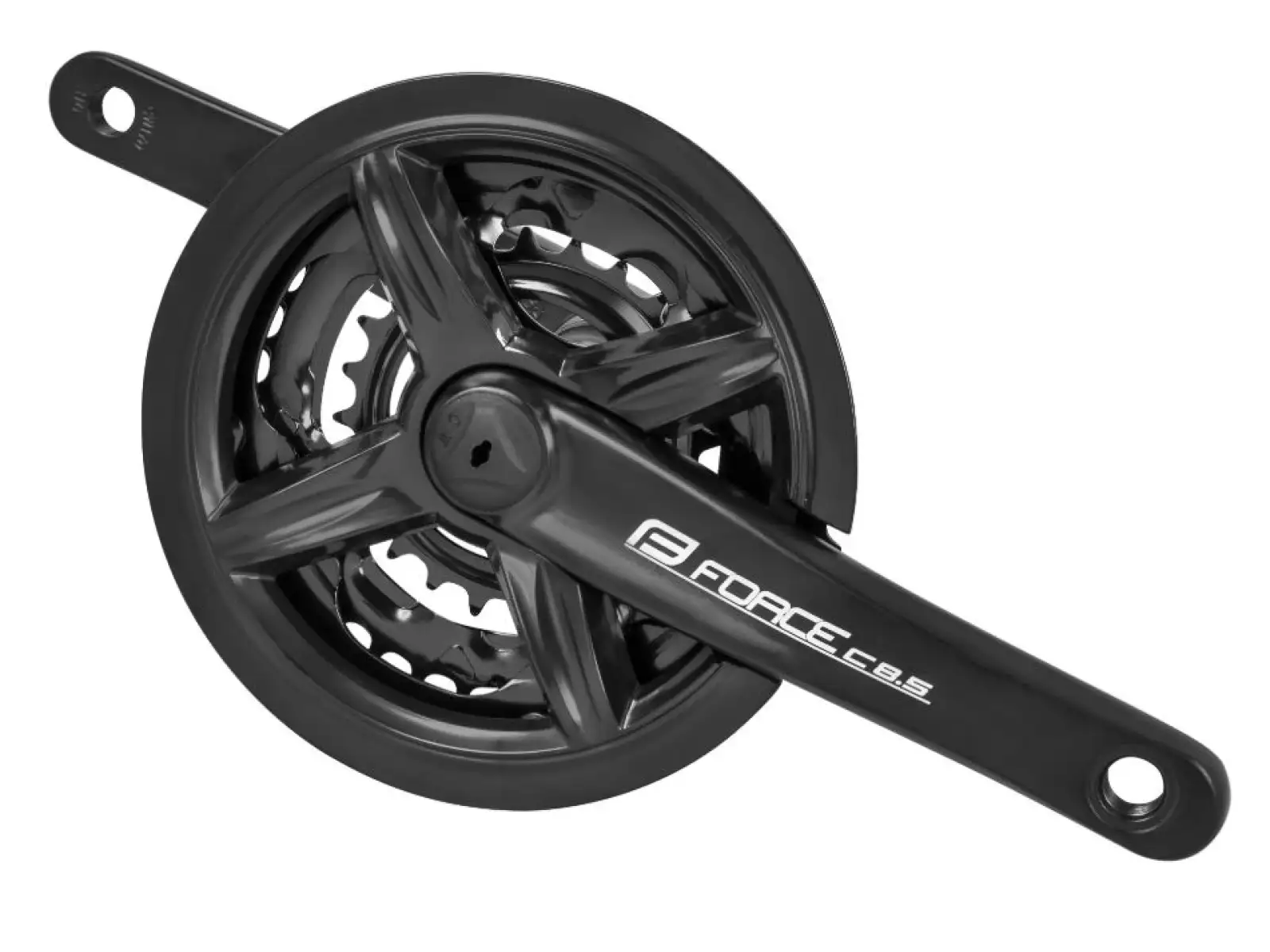 Force C 8.5 Kurbel Dreifachkurbel 42/34/24 Zähne 175 mm Schwarz