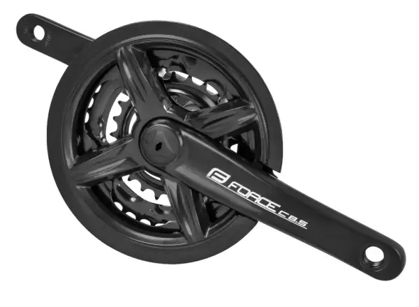 Force C 8.5 Kurbel Dreifachkurbel 42/34/24 Zähne 175 mm Schwarz