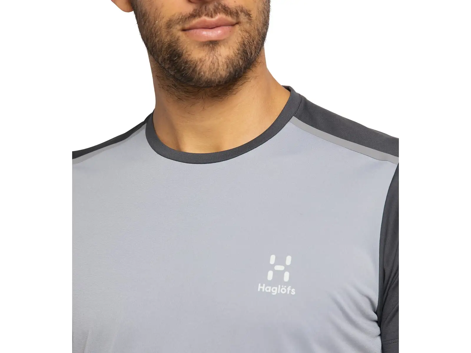 Haglöfs L.I.M Tech Herren T-Shirt kurzarm grau/dunkelgrau