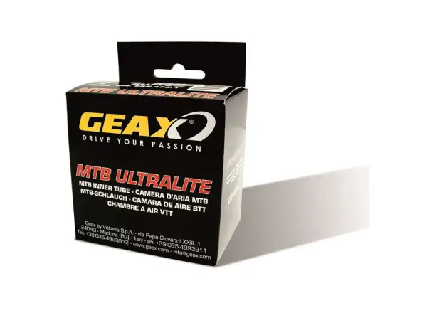 Vittoria MTB Latex 26x1,7-2,3" Schlauch mit austauschbarem Gal. Ventil 36 mm