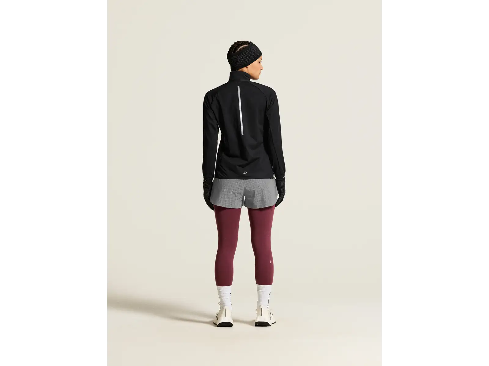 CRAFT SubZ Lumen Damen Laufjacke schwarz