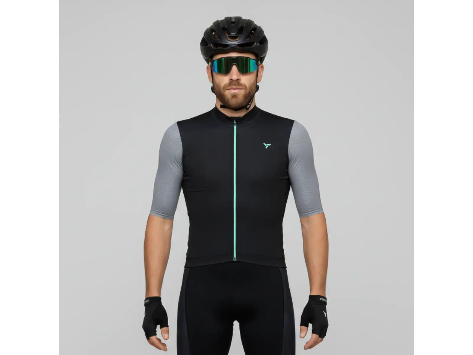 Silvini Auronzo Herren-Trikot kurzer Ärmel Black/Ocean