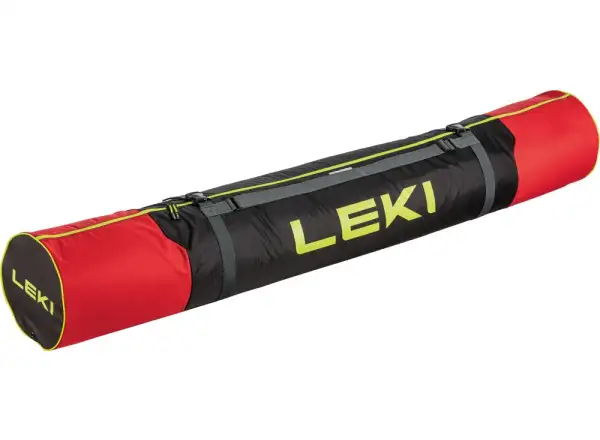 Skisack Leki in Rot, Schwarz und Neon-Gelb