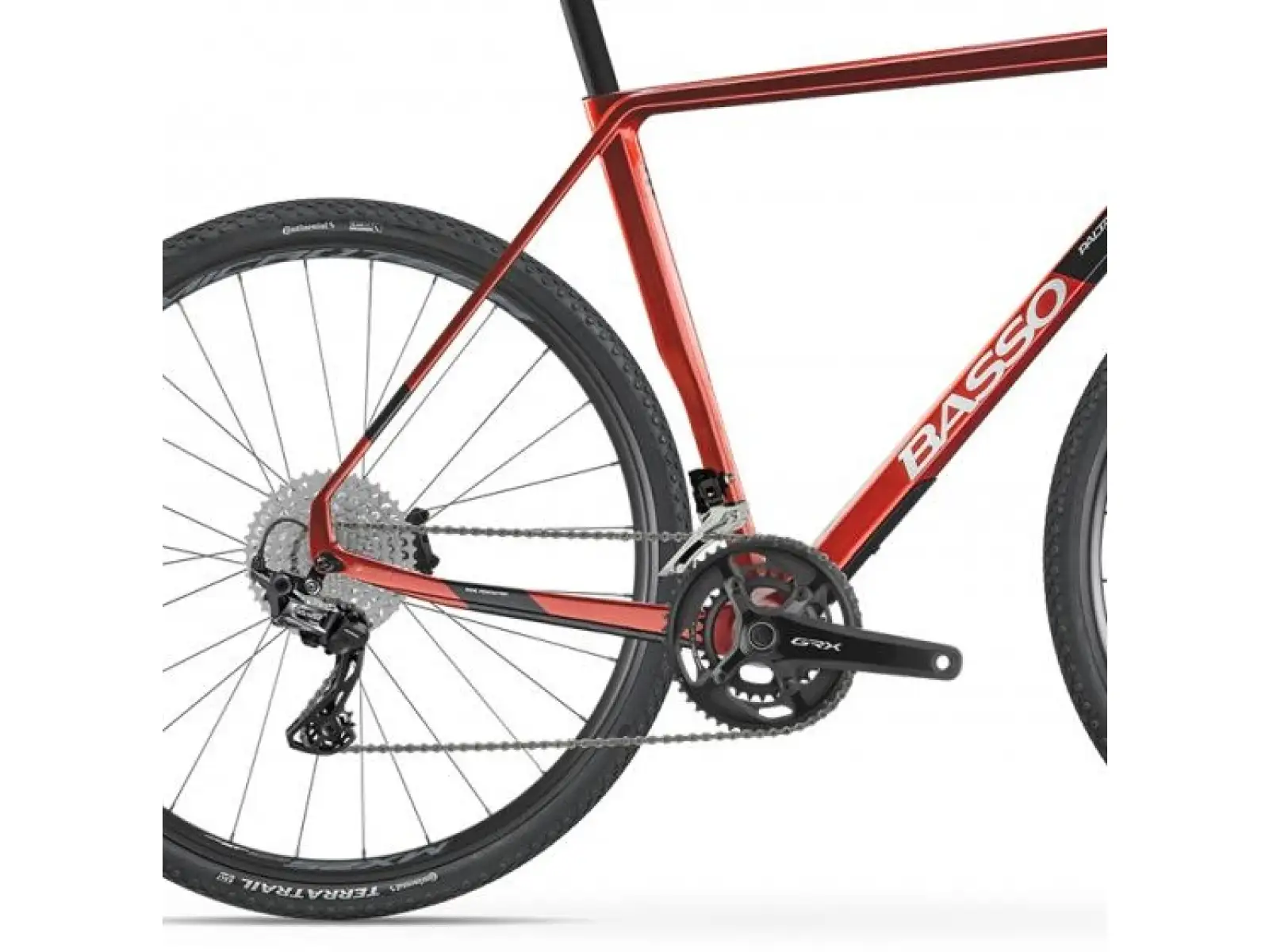 BASSO Palta GRX 800 2x11, Microtech MX25 Gravelbike Candy red