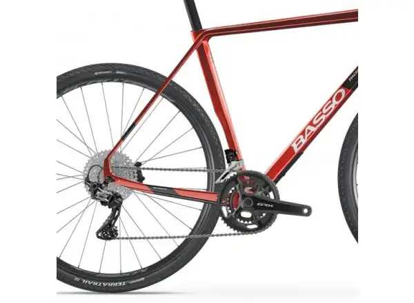 BASSO Palta GRX 800 2x11, Microtech MX25 Gravelbike Candy red
